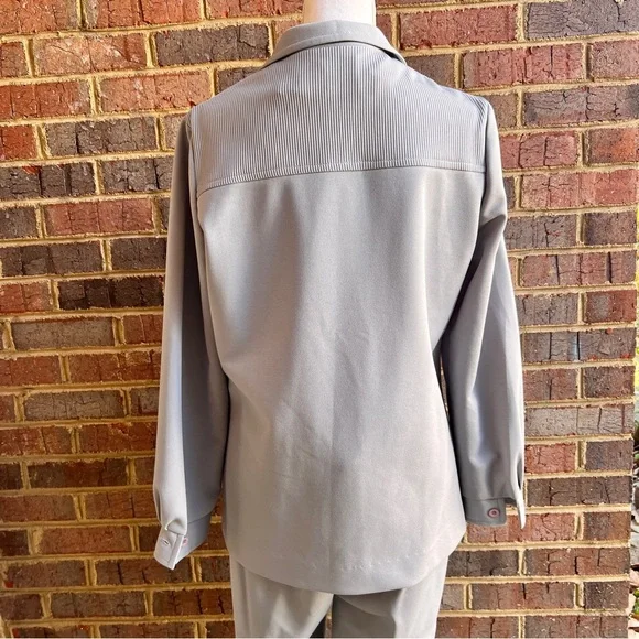 Vintage 1970’s Mr. Fine grey wide leg pant suit